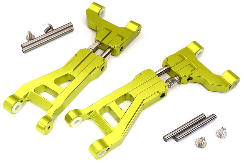 Integy (Green) Billet Machined Upper Suspension Arms Maxx w/ WideMAXX