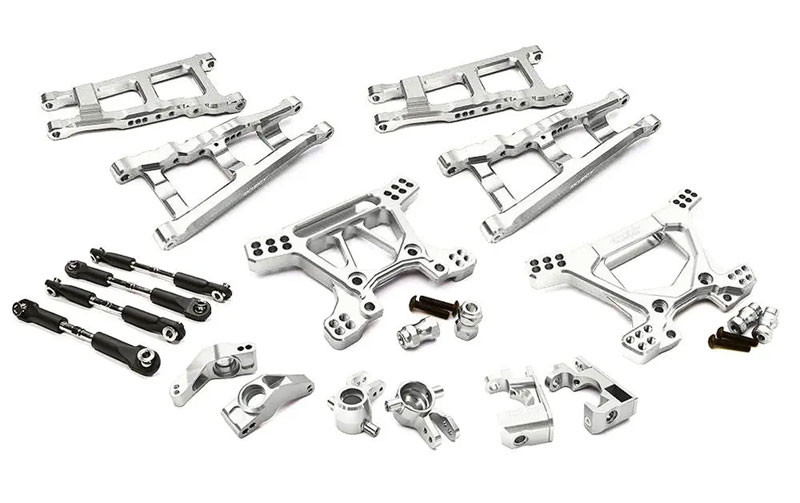 Integy (Silver) Billet Machined Alloy Suspension Conversion Kit