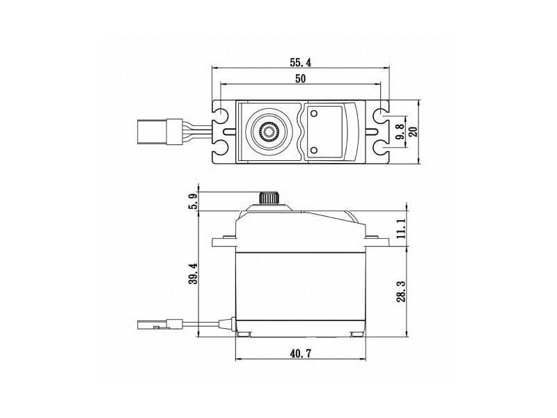 Savox SC-0252MG Standard Digital Servo with Soft Start, 0.19sec