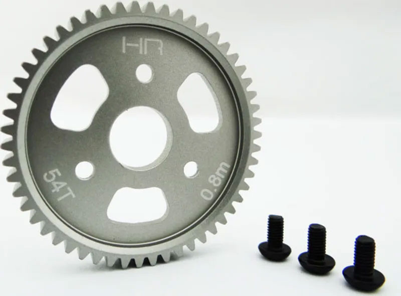 Hot Racing Aluminum 54T Slipper Spur Gear (0.8 metric pitch