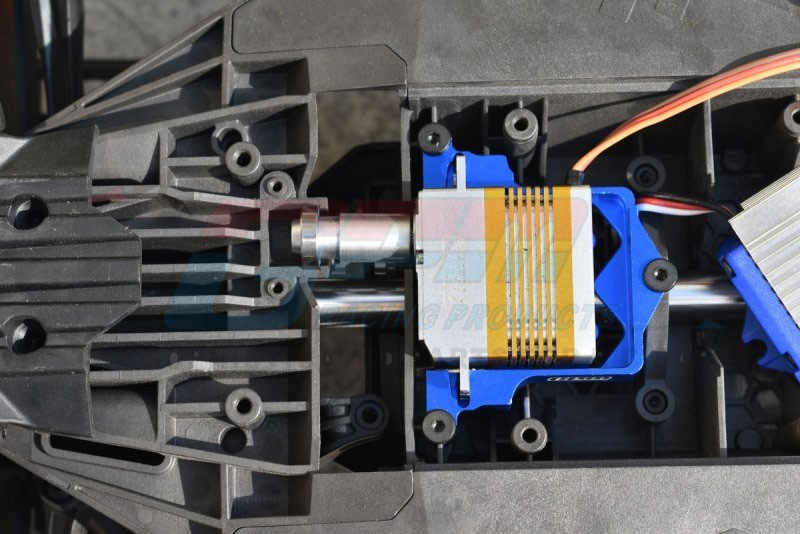 GPM Aluminium Servo Saver Für 25T Spline – 1 Stück, Blau, Hi-Torque