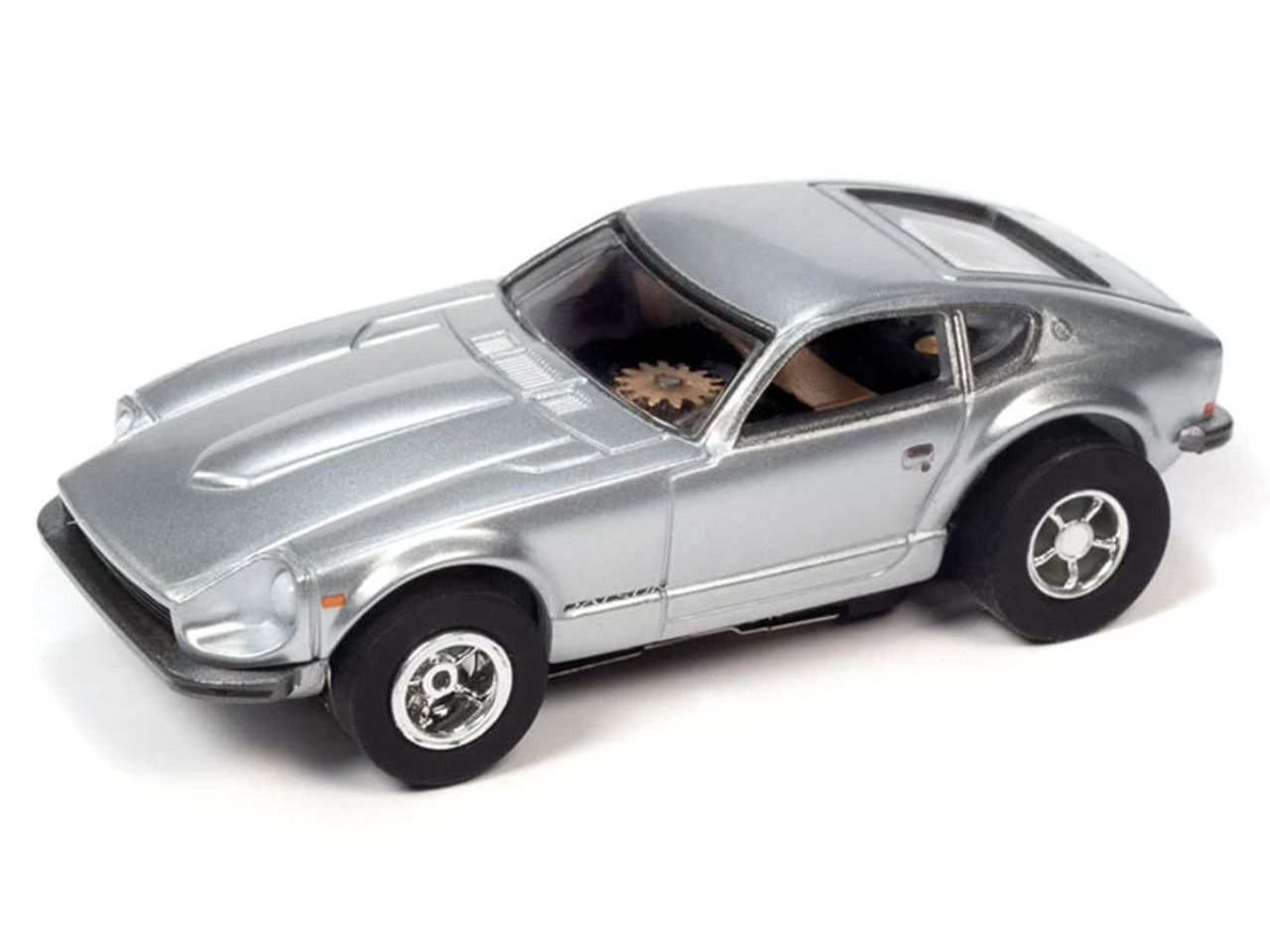 Auto World 1973 Datsun 240Z Factory (Silver) X-Traction HO Slot Car