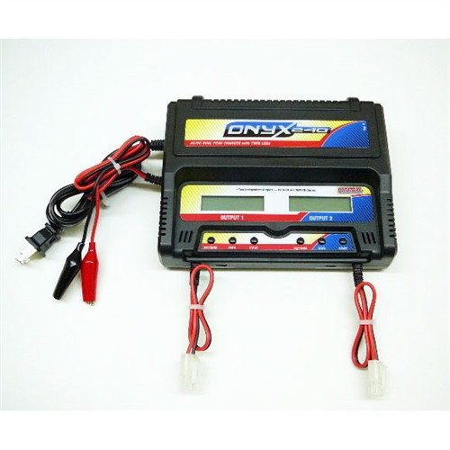 Duratrax Onyx 240 AC DC Dual Charger with LCD