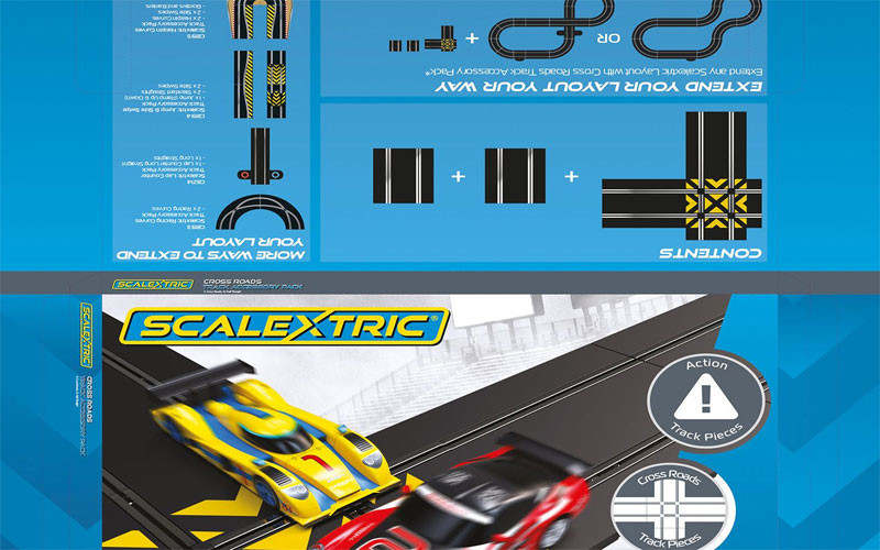 Scalextric 1/32 Cross Roads Track Accessory Pack