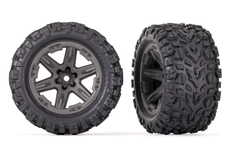Traxxas Talon Tires Front / Rear : 1/16 E-Revo / VXL