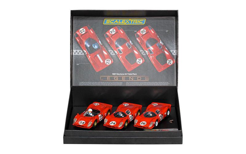Scalextric 1967 Daytona 24 Triple Pack 1/32 Slot Car