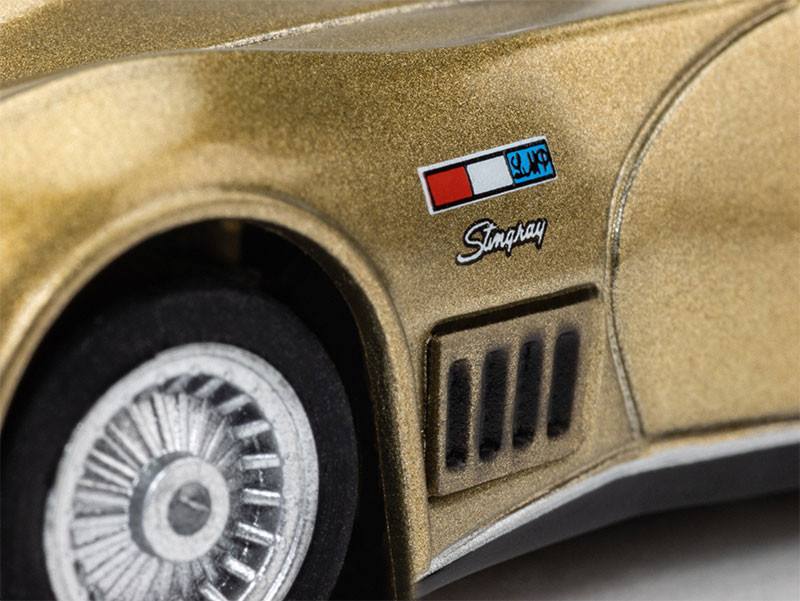 AFX 1969 AstroVette LMP12 Gold/Black LTD Mega G+ HO Slot Car