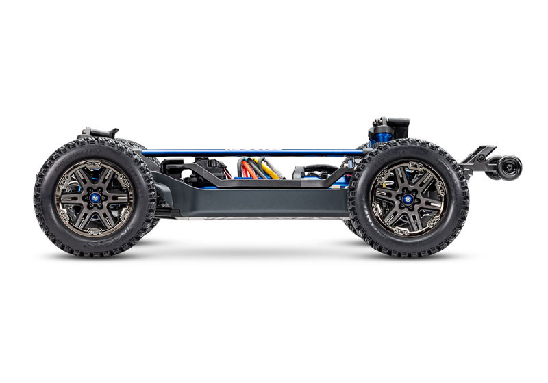 Traxxas Rustler 4x4 VXL Ultimate Stadium Truck & 60MPH 3S LiPo Combo