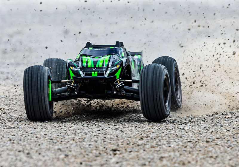 Traxxas Rustler 4x4 VXL Ultimate Stadium Truck & 60MPH 3S LiPo Combo