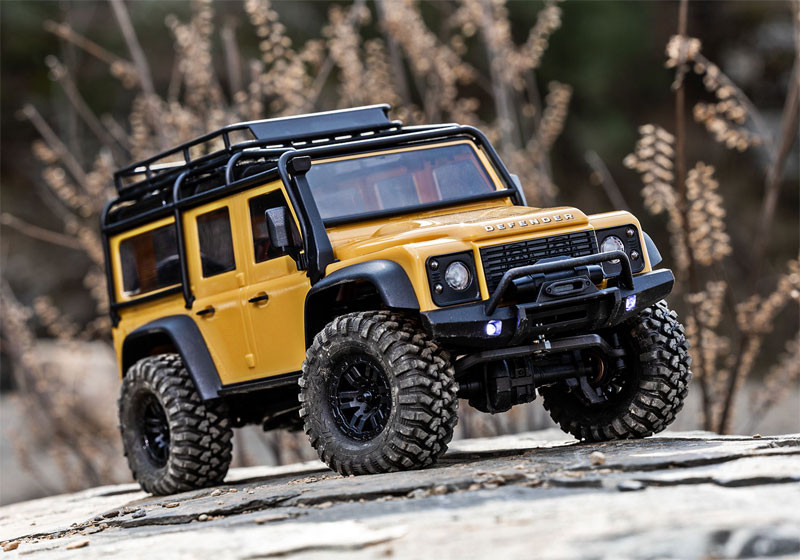 Traxxas 1/18 TRX-4m Land Rover Defender Body 4x4 RTR Crawler w/ID