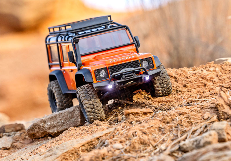 Traxxas 1/18 TRX-4m Land Rover Defender Body 4x4 RTR Crawler w/ID