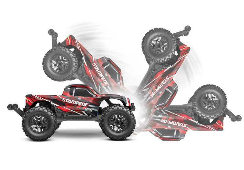 Traxxas Stampede 4X4 VXL Brushless RTR Monster Truck w/TSM & TQi