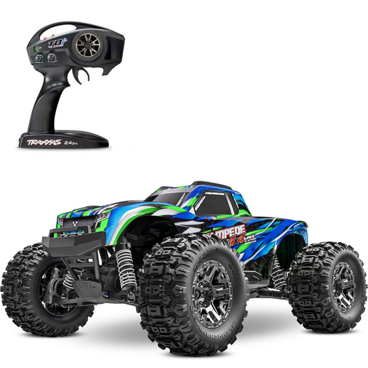 Traxxas Stampede 4X4 VXL Brushless RTR Monster Truck w/TSM & TQi