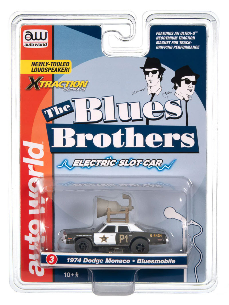 Auto World Blues Brothers 1974 Dodge Monaco w/Speaker X-Traction