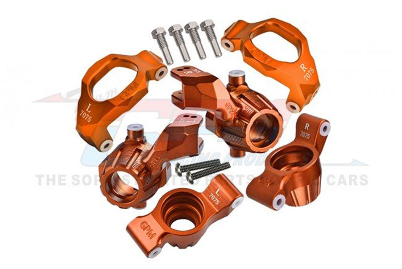 GPM Aluminum 7075 Front C-Hubs & Front Steering Blocks & Rear Stub