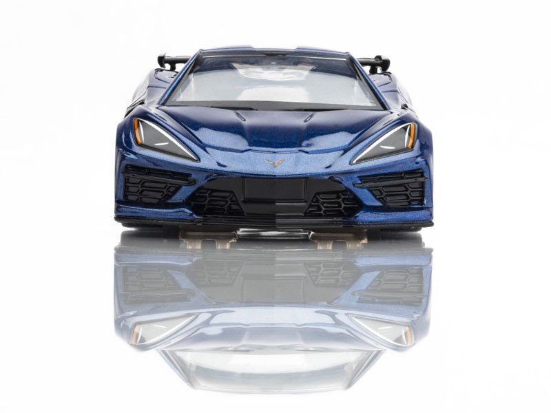 AFX Corvette C8 Blue Metallic Mega G+ HO Slot Car
