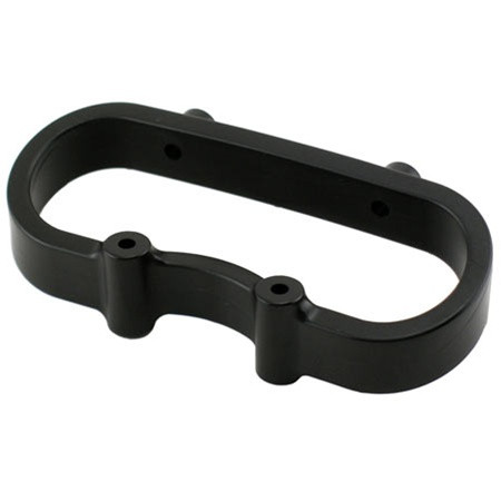 RPM Revo Front Bumper Mount - Black, High-Strength Nylon, Replacement For Traxxas #5335, Made In USA