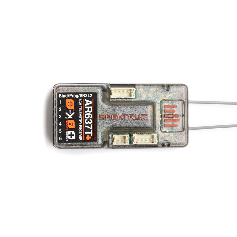 Spektrum AR637T+ DSMX 6 Channel AS3X+ & SAFE Telemetry Receiver