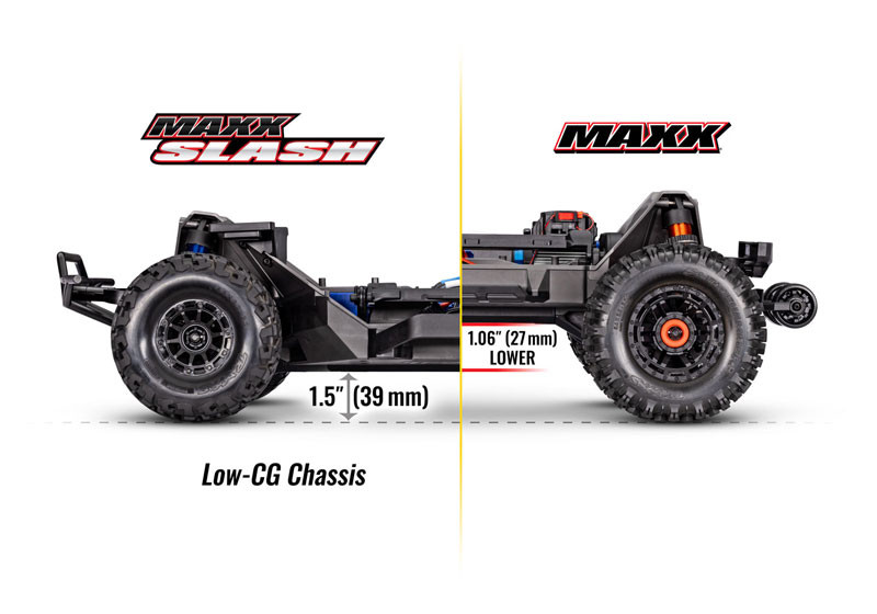 Traxxas Maxx Slash 6S 4WD Brushless RTR Short Course Truck w Traxxas Maxx Slash 6S 4WD Brushless RTR Short Course Truck w