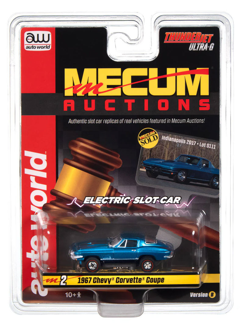 Auto World 1967 Chevy Corvette Coupe (Marina Blue Poly) Thunderjet