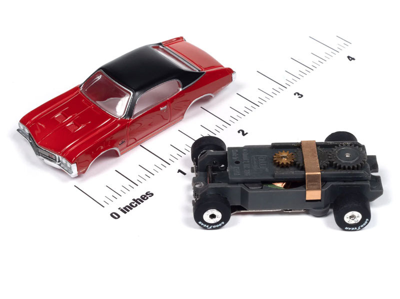 Auto World 1970 Buick GS (Fire Red) Thunderjet HO Slot Car