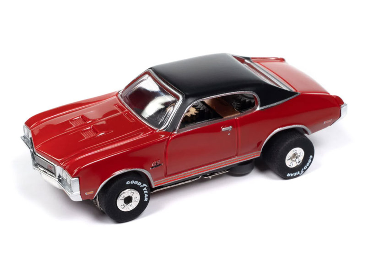 Auto World 1970 Buick GS (Fire Red) Thunderjet HO Slot Car