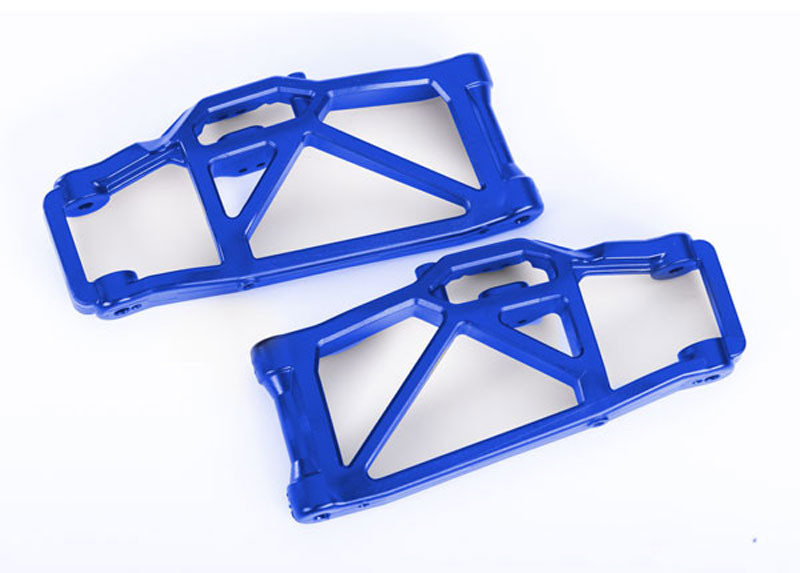 GPM Aluminum Front Lower Suspension Arm Set For Traxxas E-Revo 2.0 – Blue, 10pc