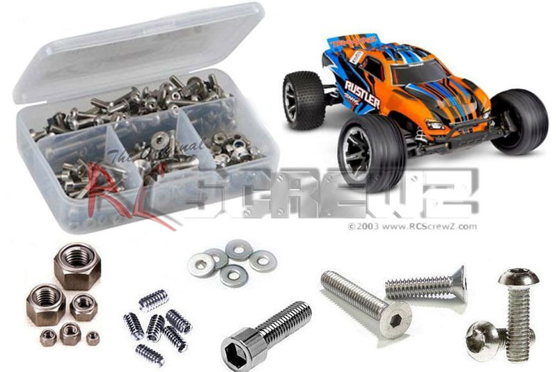 RC Screwz Traxxas Rustler XL5 2WD (37254-8) Stainless Steel Screw Kit