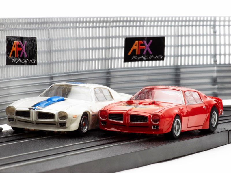 BLIZZARD FIREBIRD 130cm ホットワックス施工済み AFX 1970 Pontiac Firebird Trans Am White/Blue Mega G+ HO Slot Car