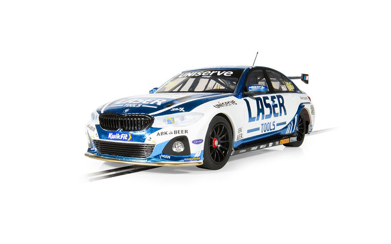 Scalextric BMW 330e NGTC - Laser Tools - Jake Hill 2023 1/32 Slot Car