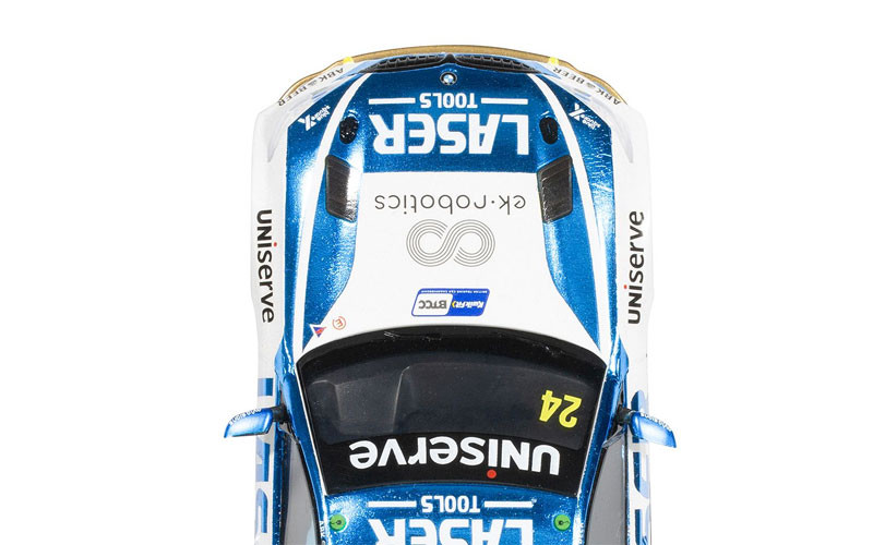 Voiture Scalextric BMW 330e NGTC Laser Tools Jake Hill 2023 - Échelle 1:32 - Magnatraction - Pour Circuit Slot - 6