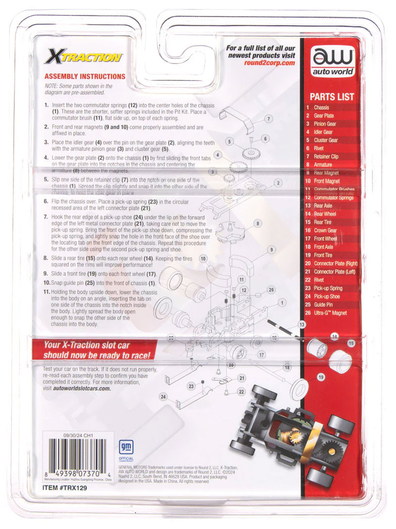 Auto World X-Traction Deluxe Pit Kit (with 2004 Chevrolet Corvette