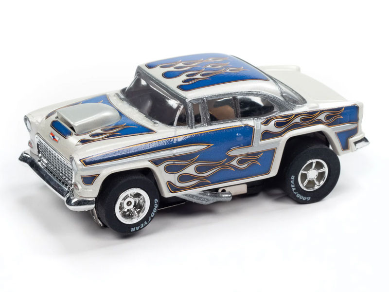 55 Chevrolet Bel Air (Blue) ☆HOスロットカー Auto World 1955 Chevrolet Bel Air (Blue) X-Traction HO Slot Car