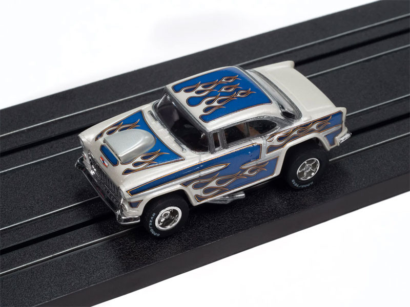 55 Chevrolet Bel Air (Blue) ☆HOスロットカー Auto World 1955 Chevrolet Bel Air (Blue) X-Traction HO Slot Car