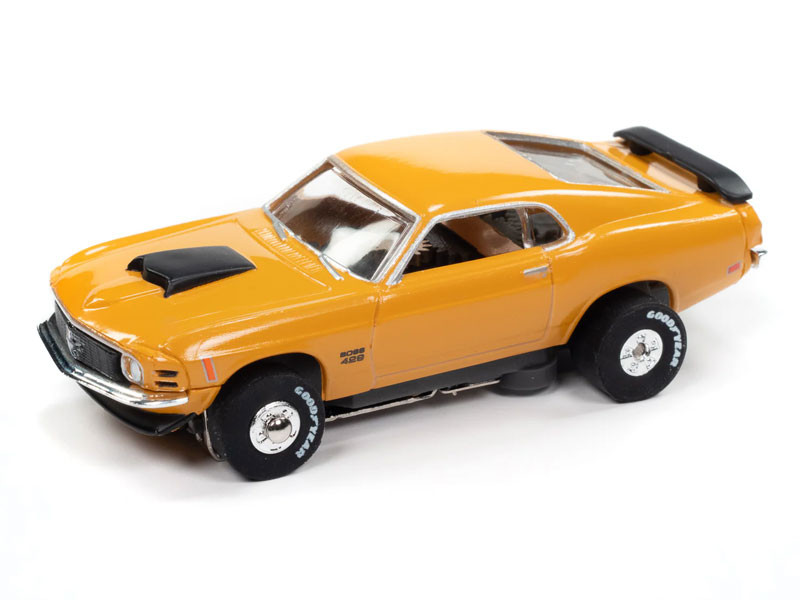 Auto World 1970 Ford Mustang 429 Boss (Orange) Thunderjet HO Slot Car