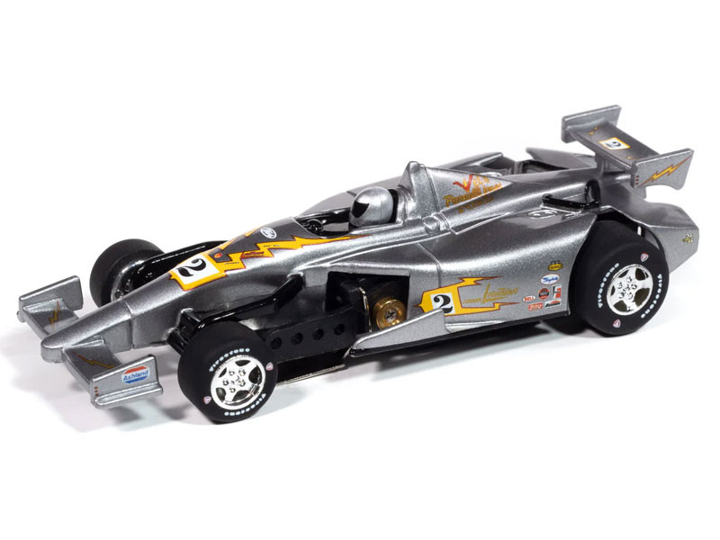 Johnny Lightning Special仕様Indy HOスロットカー Auto World 2014 Indy Car Johnny Lightning Special #2 (Gray) Super