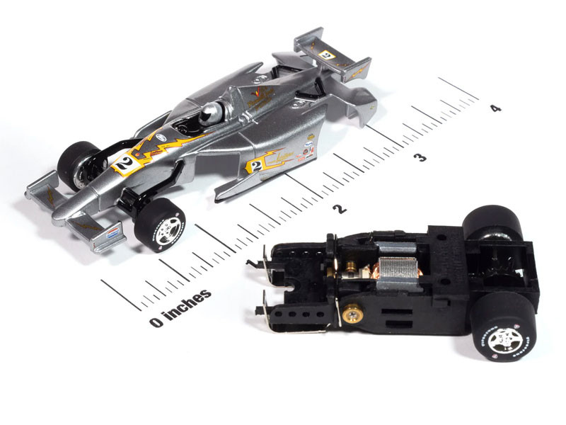 Johnny Lightning Special仕様Indy HOスロットカー Auto World 2014 Indy Car Johnny Lightning Special #2 (Gray) Super