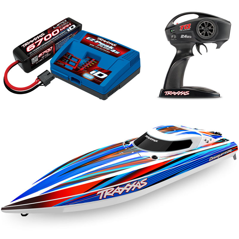 Traxxas Disruptor VXL-4s Brushless Race Boat w/ Rapid-Right Self