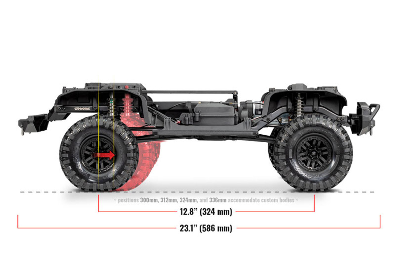 Traxxas TRX-4 Trail RC 4x4 Crawler RTR w/Land Rover Defender