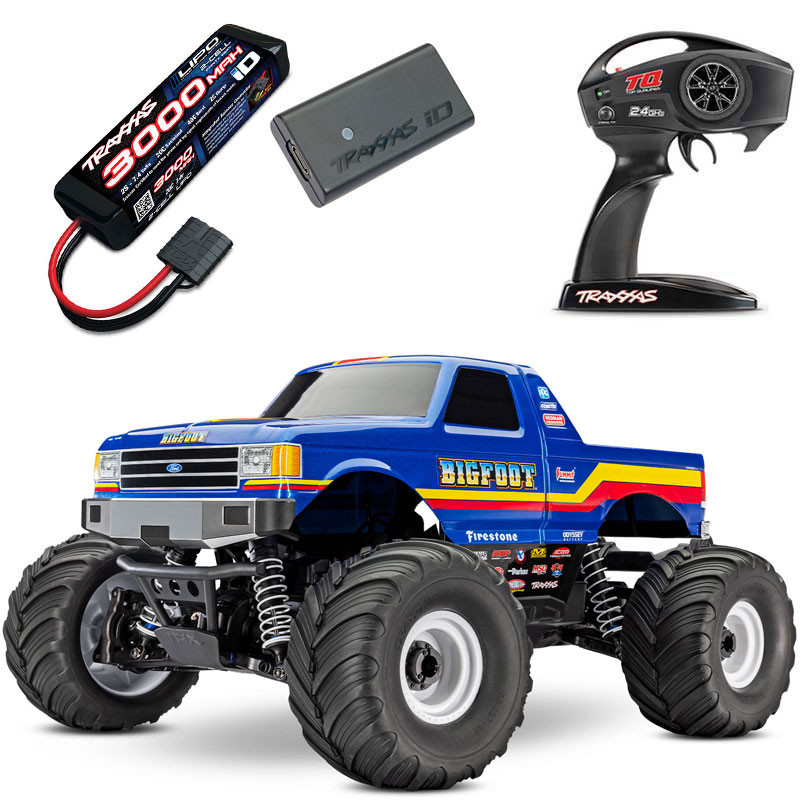 Traxxas BIGFOOT 4X4 Brushless BL-2s RTR Monster Truck & FREE LIPO