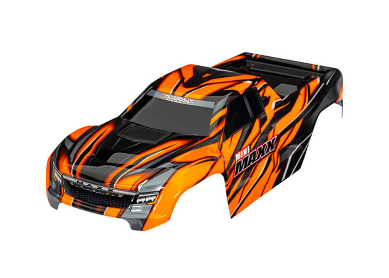 Traxxas Mini Maxx Orange Painted Body