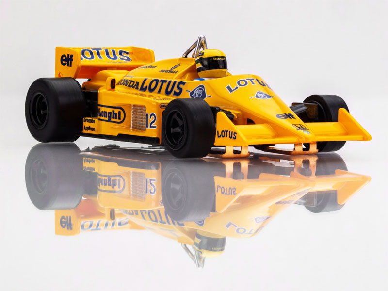 AFX 1987 Lotus 99T Yellow/Blue Mega G+ HO Slot Car