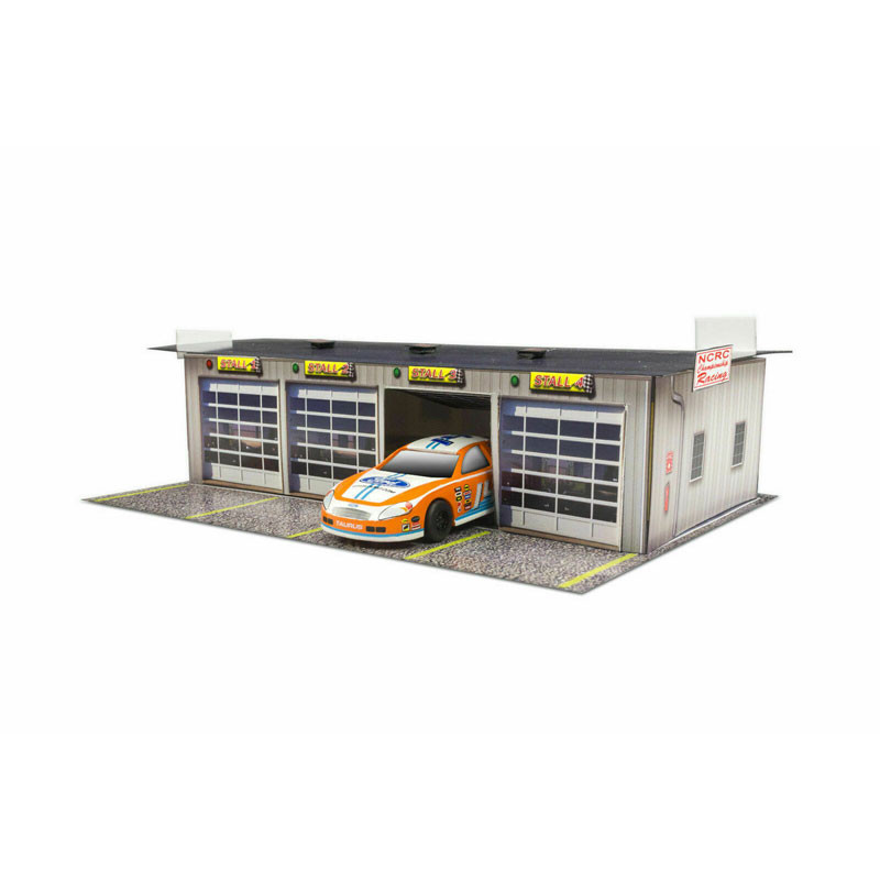 Innovative Hobby Pit Garage Building Kit: 1/32 Scale