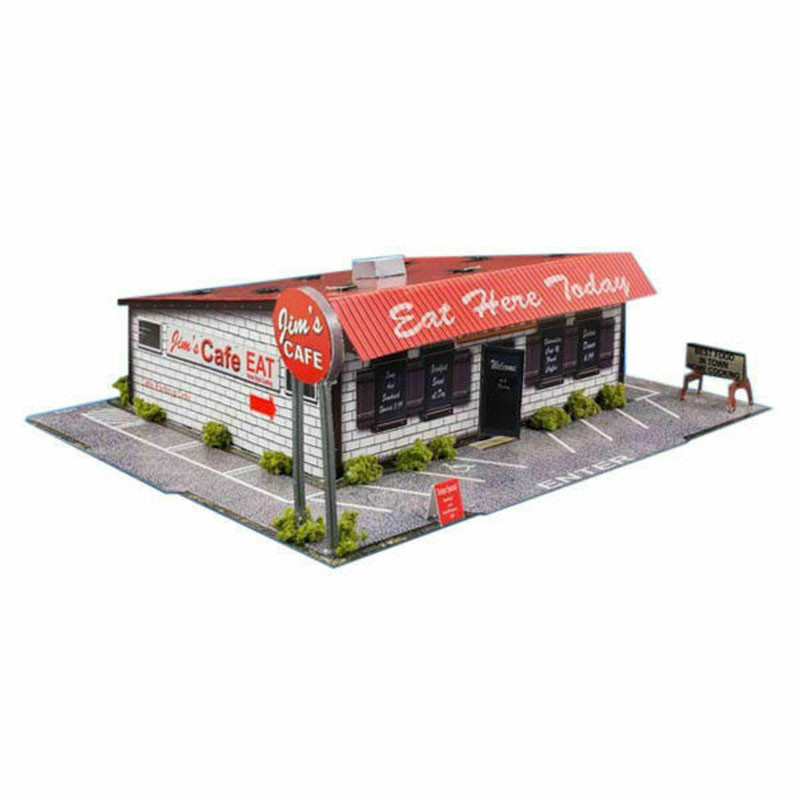 Innovative Hobby Scale Diner Building Kit: 1/32 Scale