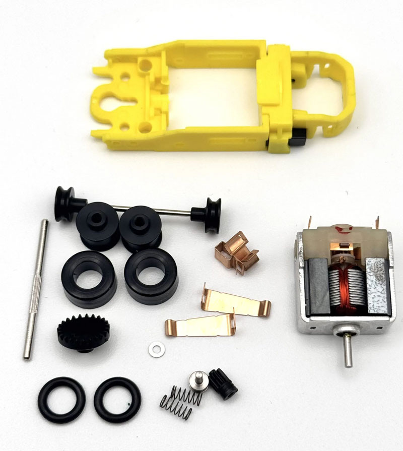 Viper Scale Racing (YELLOW Colored Chassis) Viper Builders Kit Super 7 ...