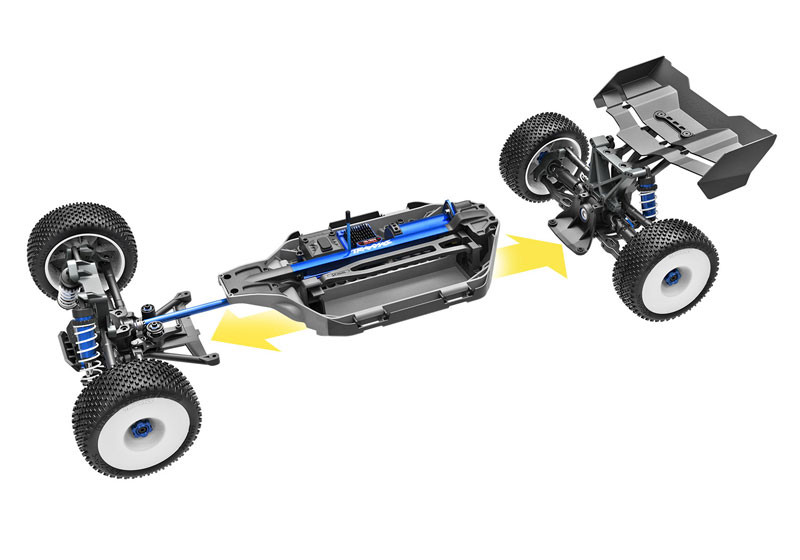 Traxxas Jato 4X4 VXL RTR Brushless Racing Buggy with 4S LiPo Combo