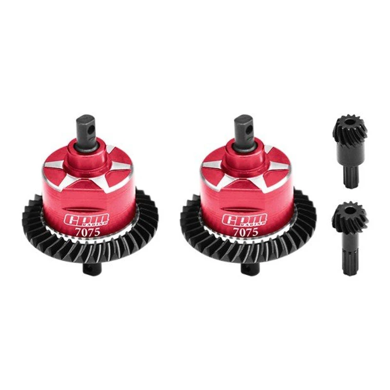 GPM Red 4140 Carbon Steel and 7075 Alloy Front and Rear Complete ...