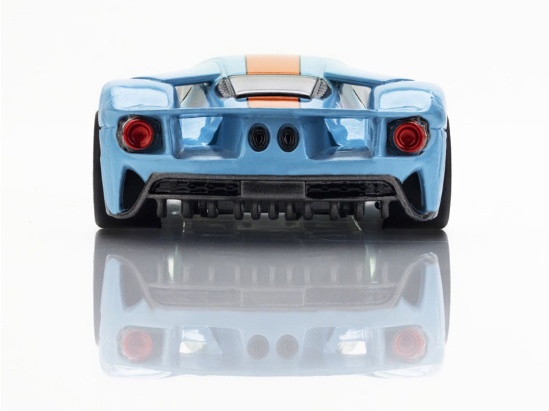 AFX Ford GT Heritage #6 Gulf Mega G+ HO Slot Car