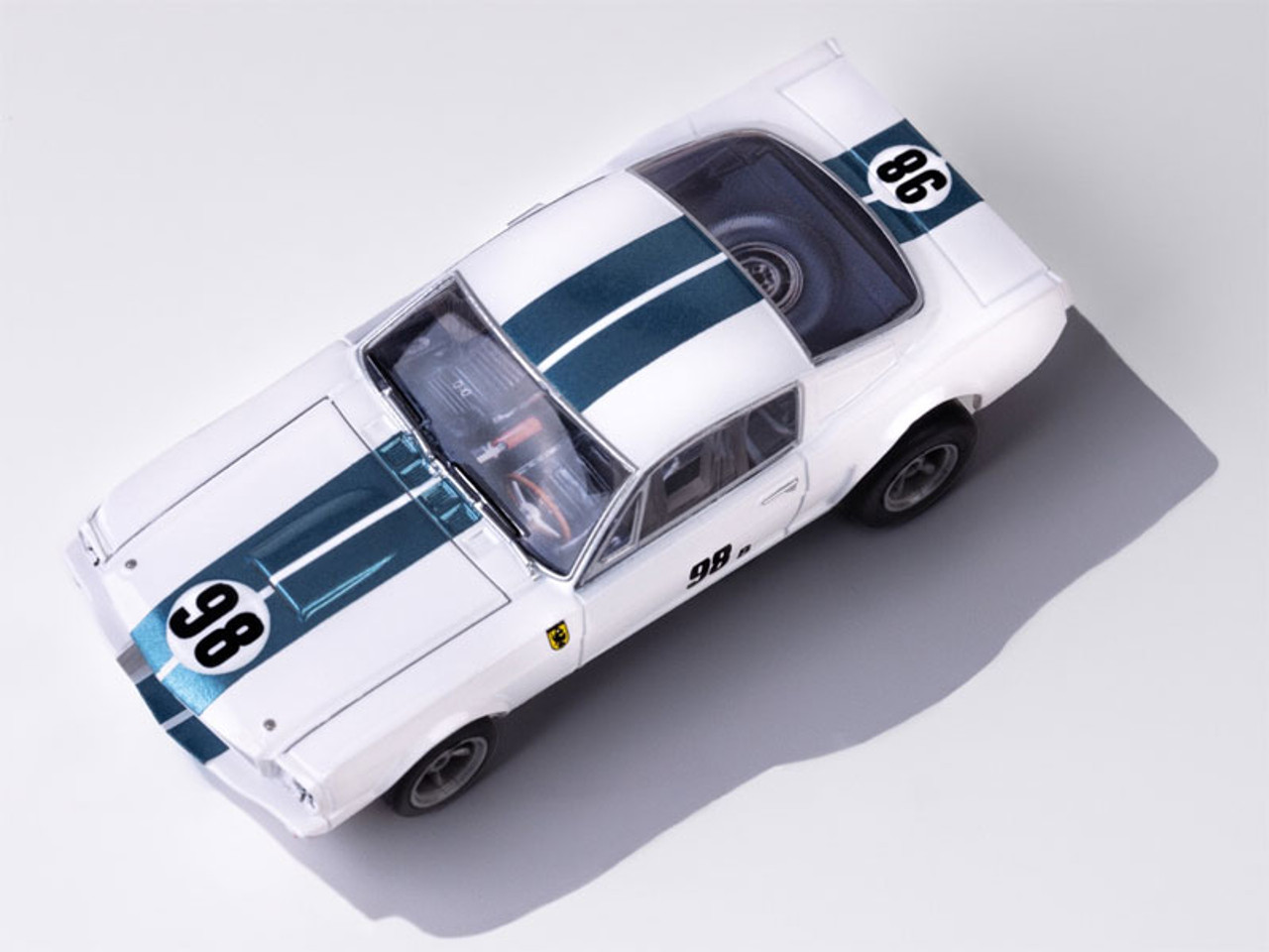 AFX Mega G+☆1965 Shelby Mustang GT350R☆ AFX 1965 Shelby Mustang GT350R Mark Donohue HO Slot Car
