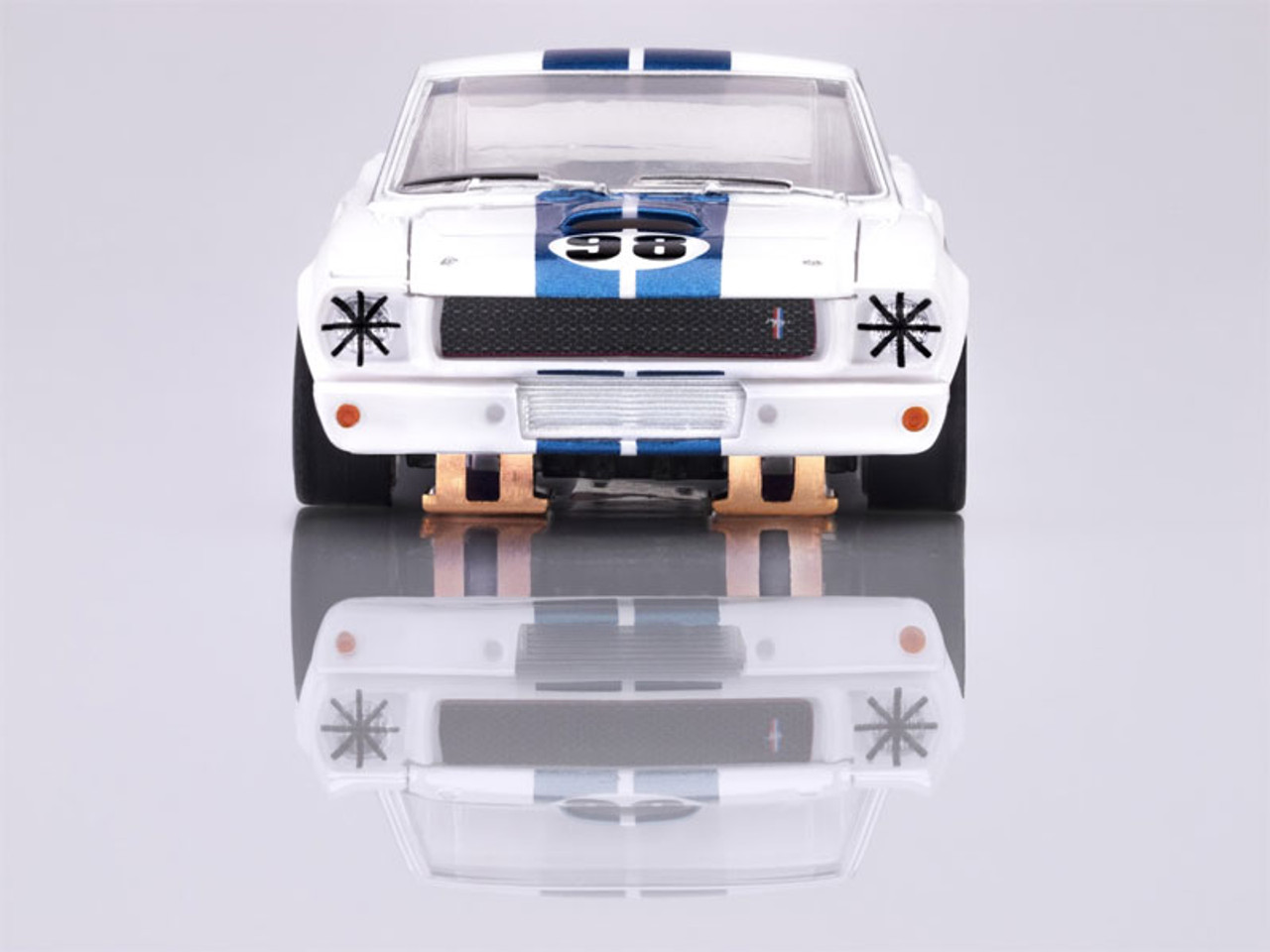 AFX Mega G+☆1965 Shelby Mustang GT350R☆ AFX 1965 Shelby Mustang GT350R Mark Donohue HO Slot Car